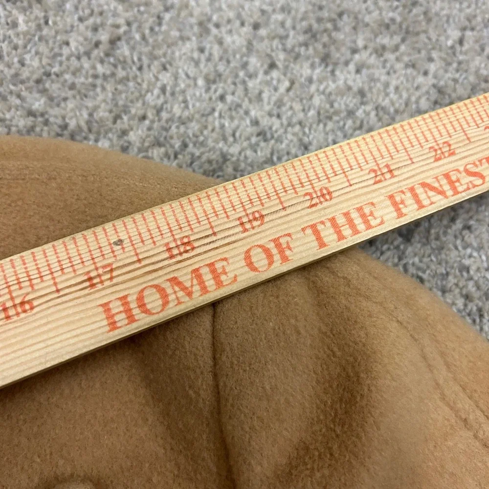 Brooks Brothers Overcoat 40R Tan Camel Hair Double Breasted Polo Coat Vintage - Picture 6 of 16